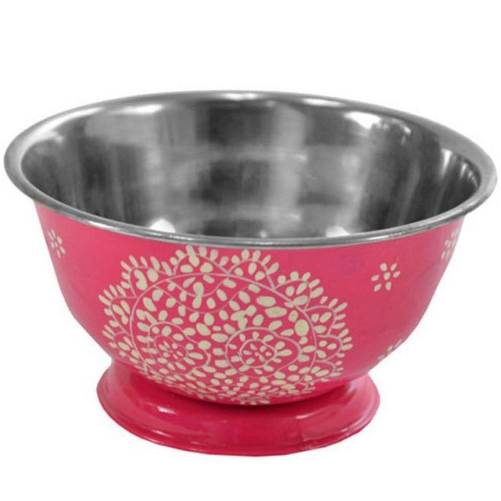 Bowl Floral Pink 7x12x12cm Trevisan Concept