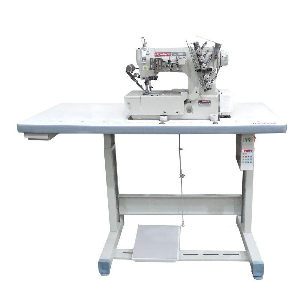 Máquina De Costura Industrial Galoneira Direct Drive Base Plana Fechada W-32500 Dc - Westman 220v