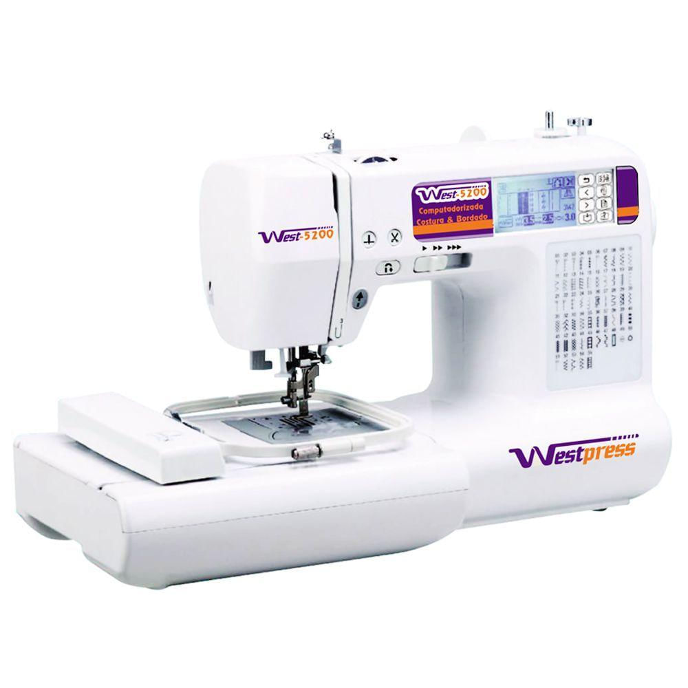 Máquina De Costura Que Borda West-5200 Westpress