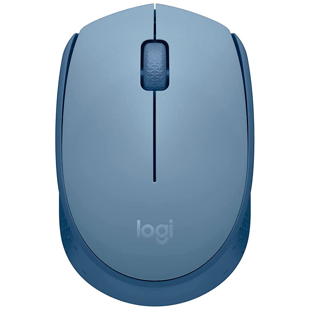 Mouse Sem Fio Logitech M170 USB 1000 DPI Azul - 910-006863 Azul