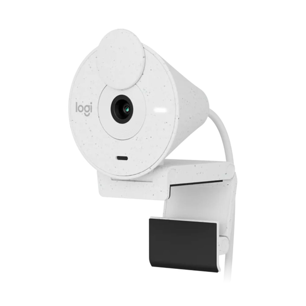 Webcam Logitech Brio 300 Full HD USB-C Branco - 960-001440 Branco