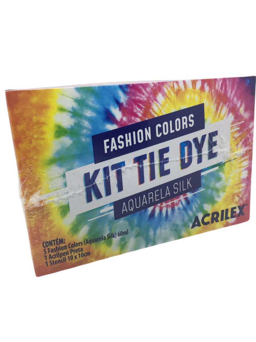 Kit Tie Dye Fashion Colors Aquarela Silk