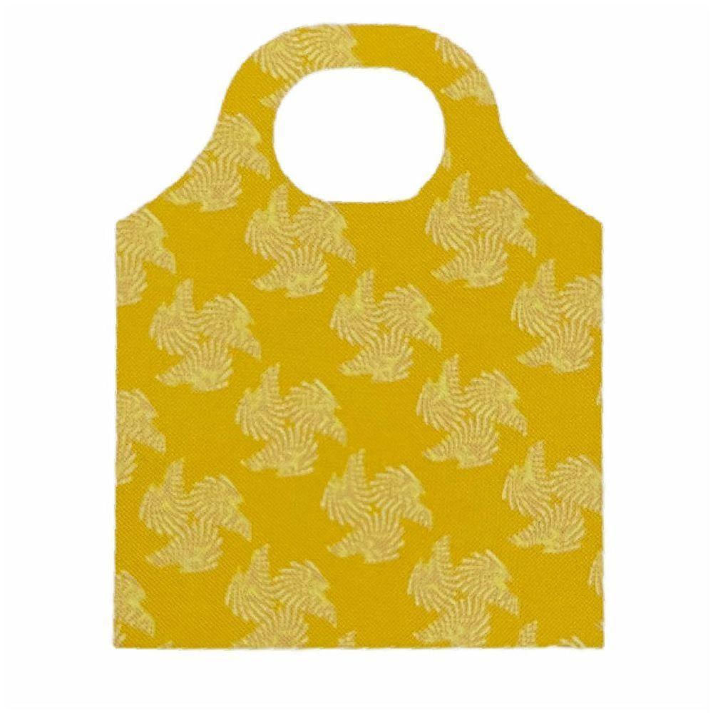 Bolsa Ecológica Eco Bag Cherey Dobravel estampada Amarela