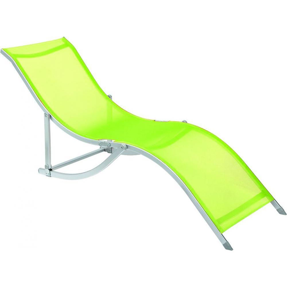 Cadeira Espreguiçadeira S Alumínio Verde Bel Lazer