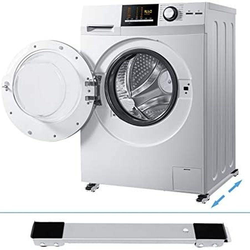 Suporte Móvel Eletrodoméstico Pé Máquina Lavar Refrigerador