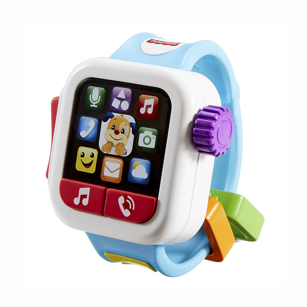 Relógio Meu Primeiro Smartwatch Fisher Price Aprender e Brincar UNICA