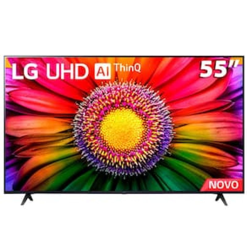 Smart TV 55" LG 4K UHD ThinQ AI 55UR8750PSA HDR, Bluetooth, Alexa, Google Assistente, Airplay 2, 3 HDMIs
