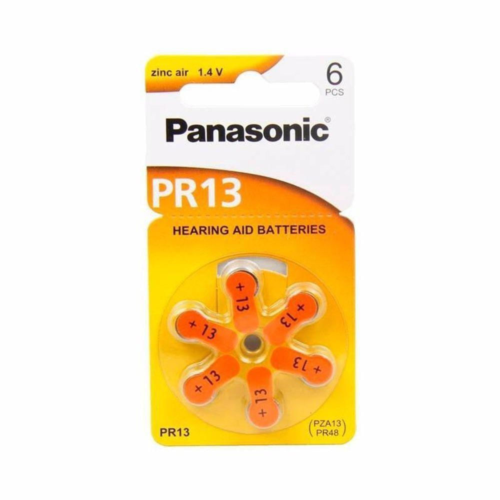 Baterias Aparelho Auditivo Panasonic Modelo Pr13 /pr48