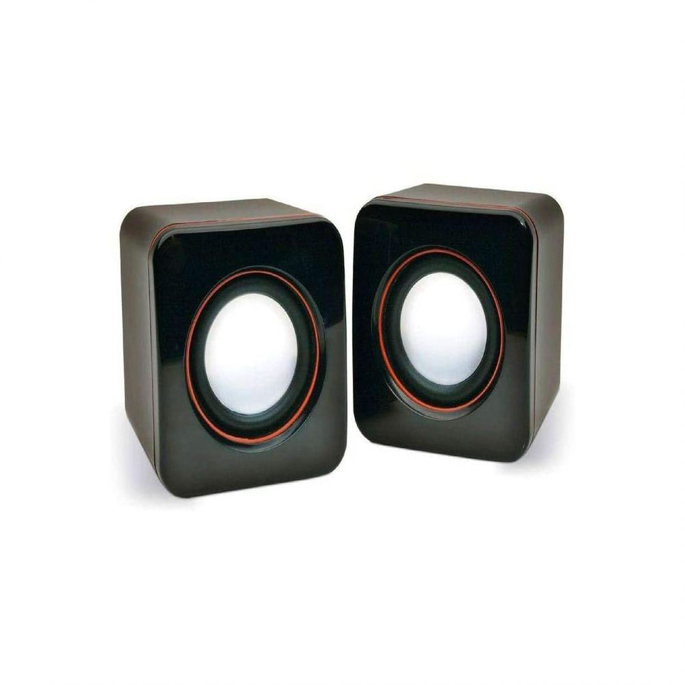 Caixa De Som 2.0 Speakers 101z 3w- Preta