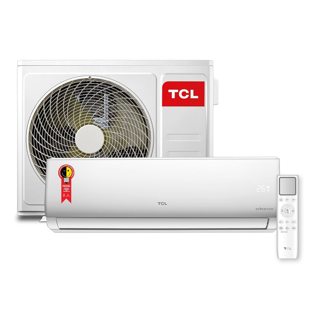 Ar Condicionado Split Hi Wall Inverter TCL 24000 BTU/h Quente e Frio TAC-24CHTG1-INV– 220 Volts 220 Volts