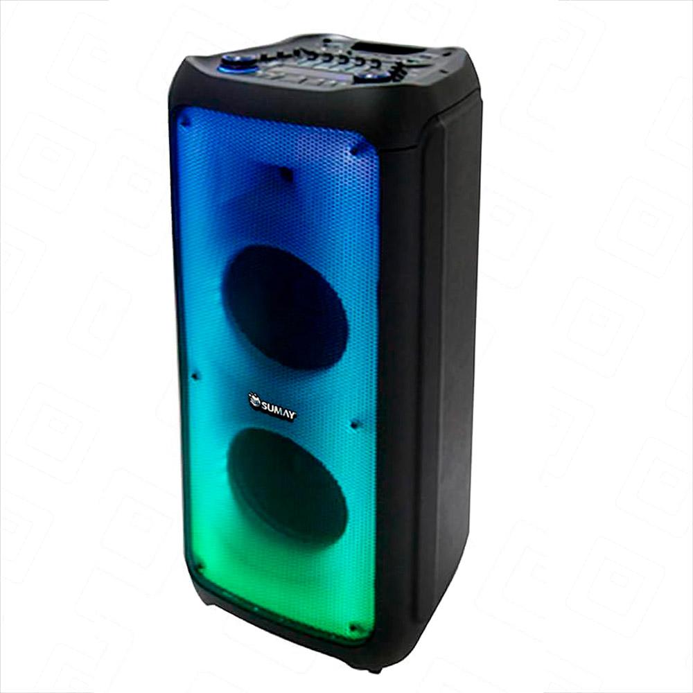 Caixa de Som Acústica Bluetooth 1000W SMCAP40 Elegance Sumay Preta