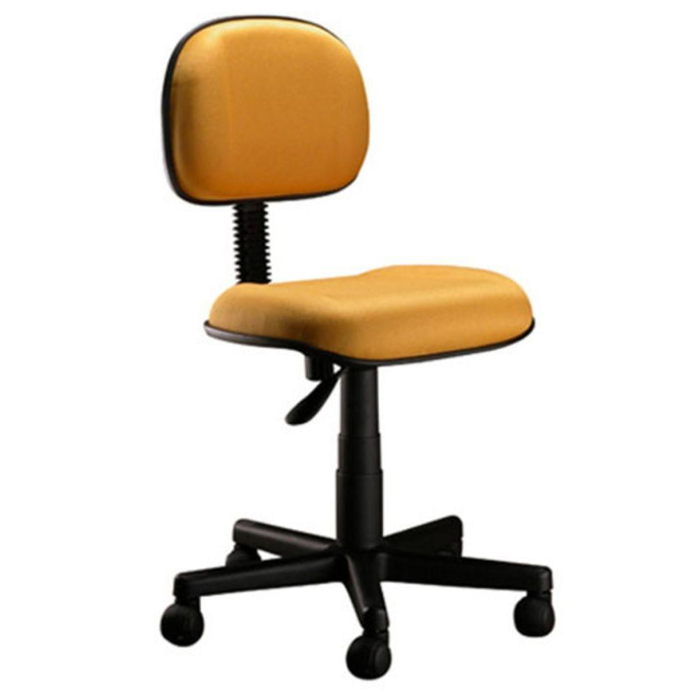 Cadeira Secretária Com Base Giratória Linha Classic Amarelo