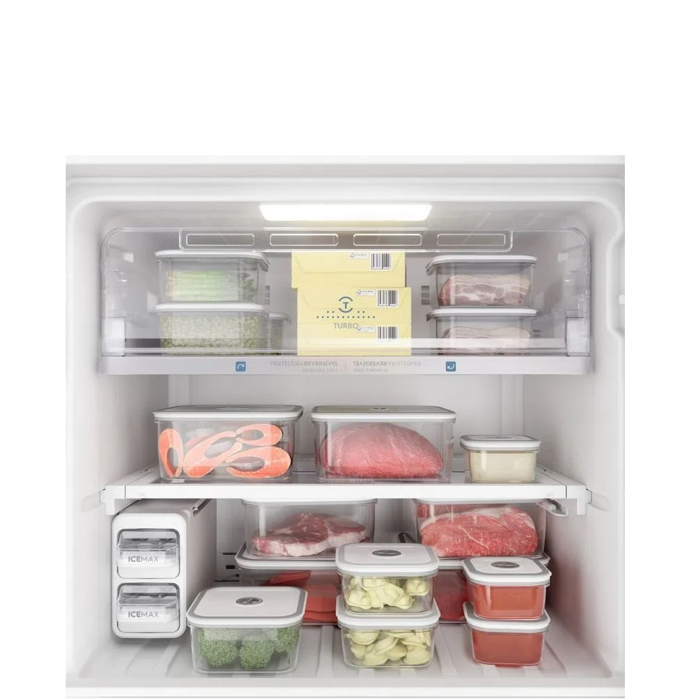 Refrigerador Electrolux 474 Litros Top Freezer DF56S Platinum - 220 Volts 220 Volts