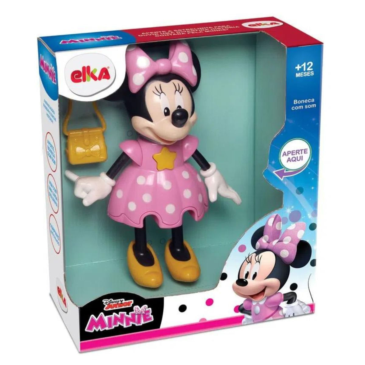 Boneca Disney Minnie Conta Histórias Elka 856