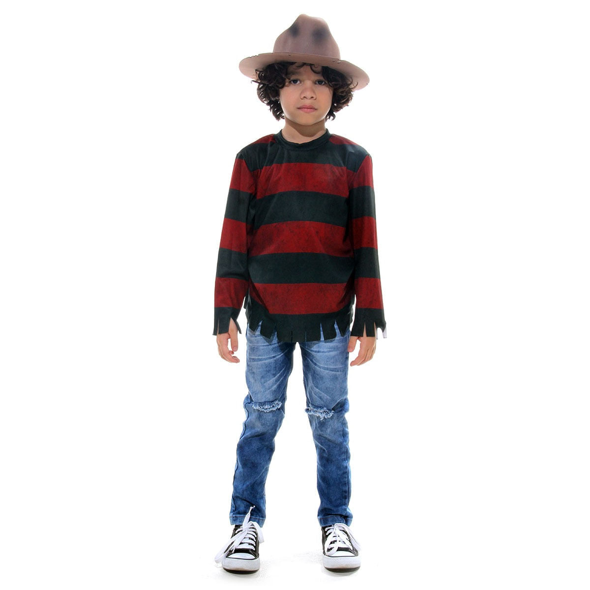 Fantasia Freddy Krueger Infantil - Halloween P / UNICA