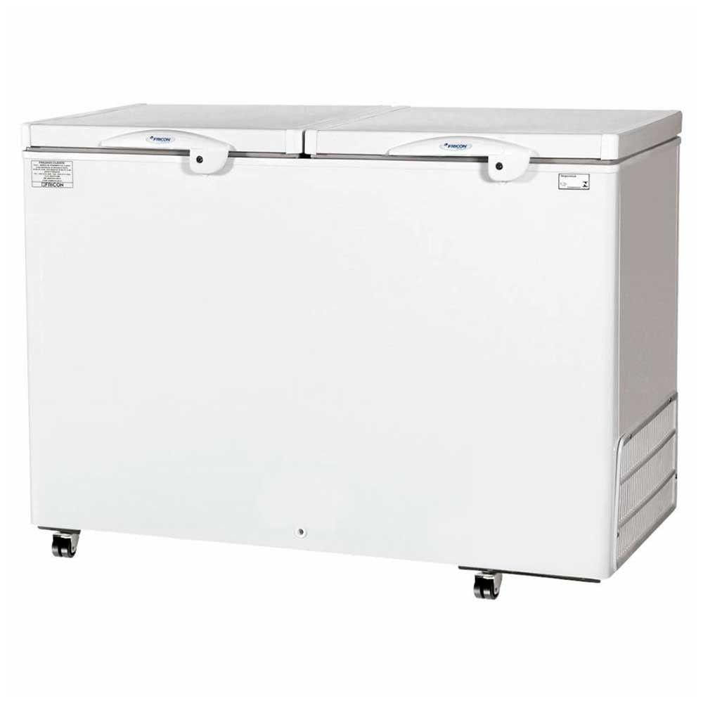 Freezer Horizontal Hced411 C 2 Portas 411L Branco 110v 110v