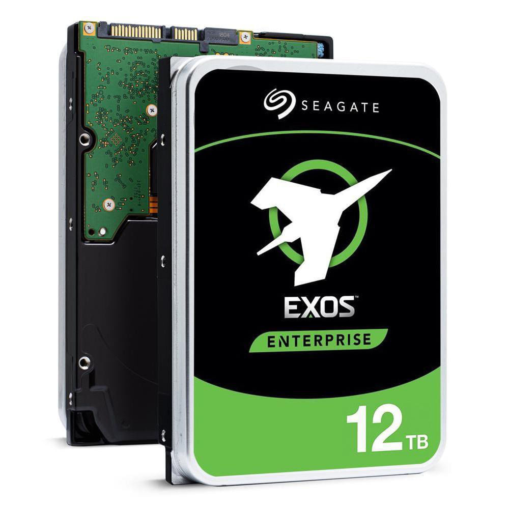 HD Seagate Exos X16 12TB 3.5 SATA III 6 GB/s 256MB 7200RPM Prata