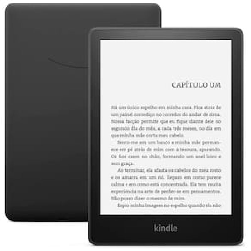 "Kindle Paperwhite Amazon 11ª Geração com 16GB, Tela de 6,8"" e Iluminação Embutida  Preto"