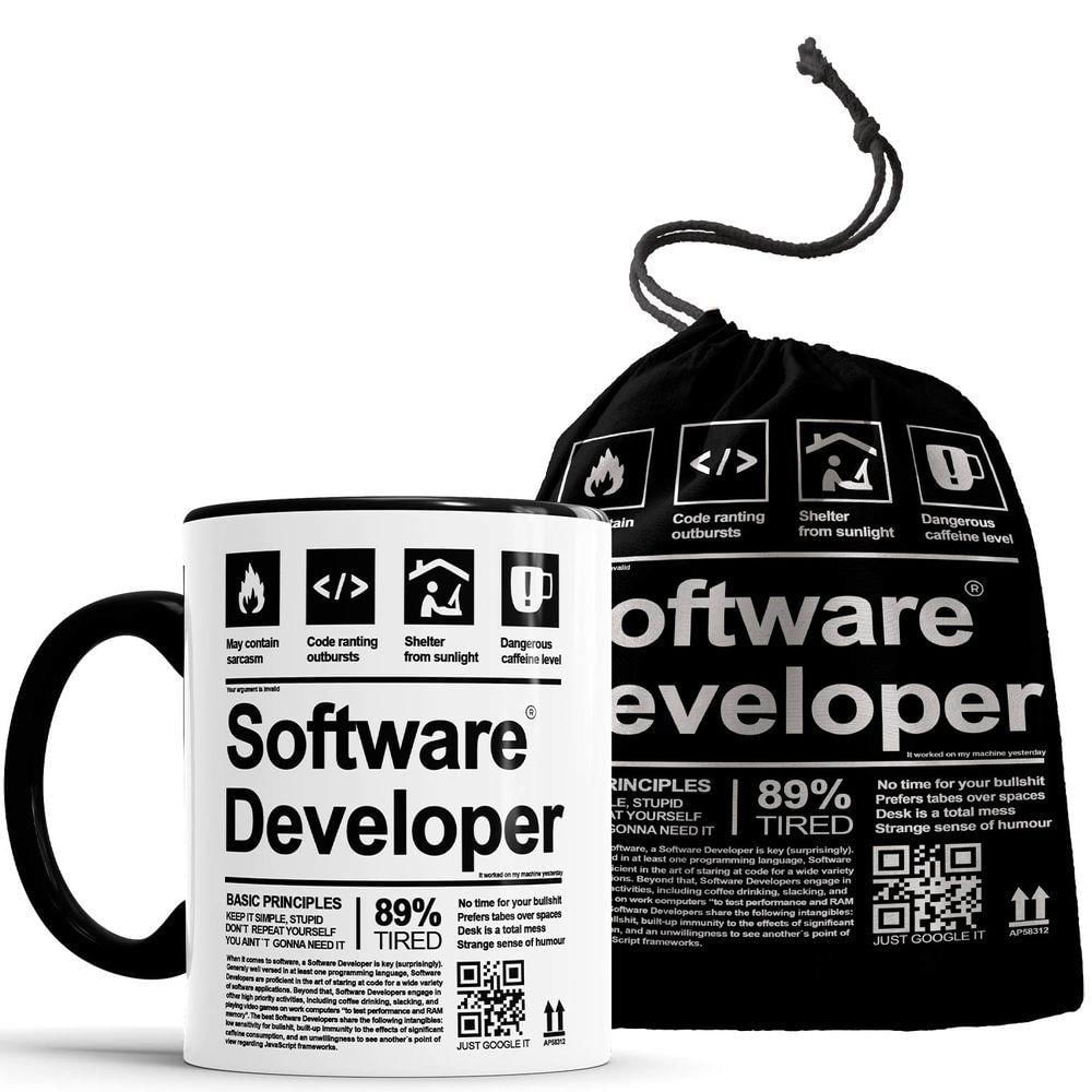 Caneca Software Developer Desenvolvedor