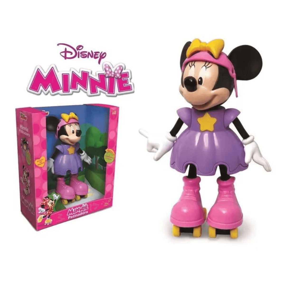 Boneca Minnie Patinadora Disney Elka 950