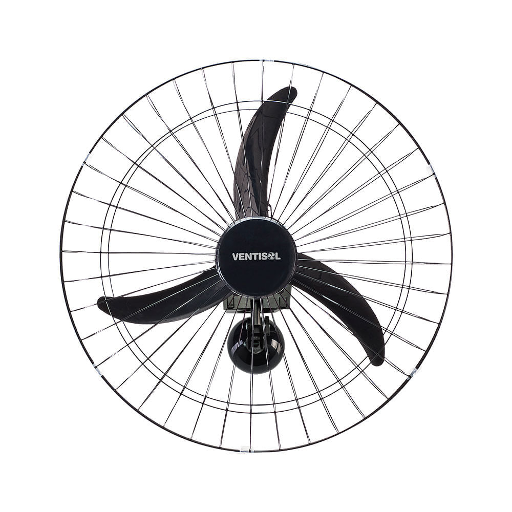 Ventilador de Parede Oscilante 60cm Premium Ventisol Preto 127V