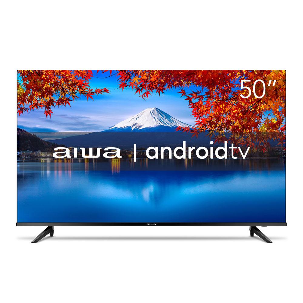 Smart TV Led 50" WiFi AWSTV50BL02A Aiwa Preta