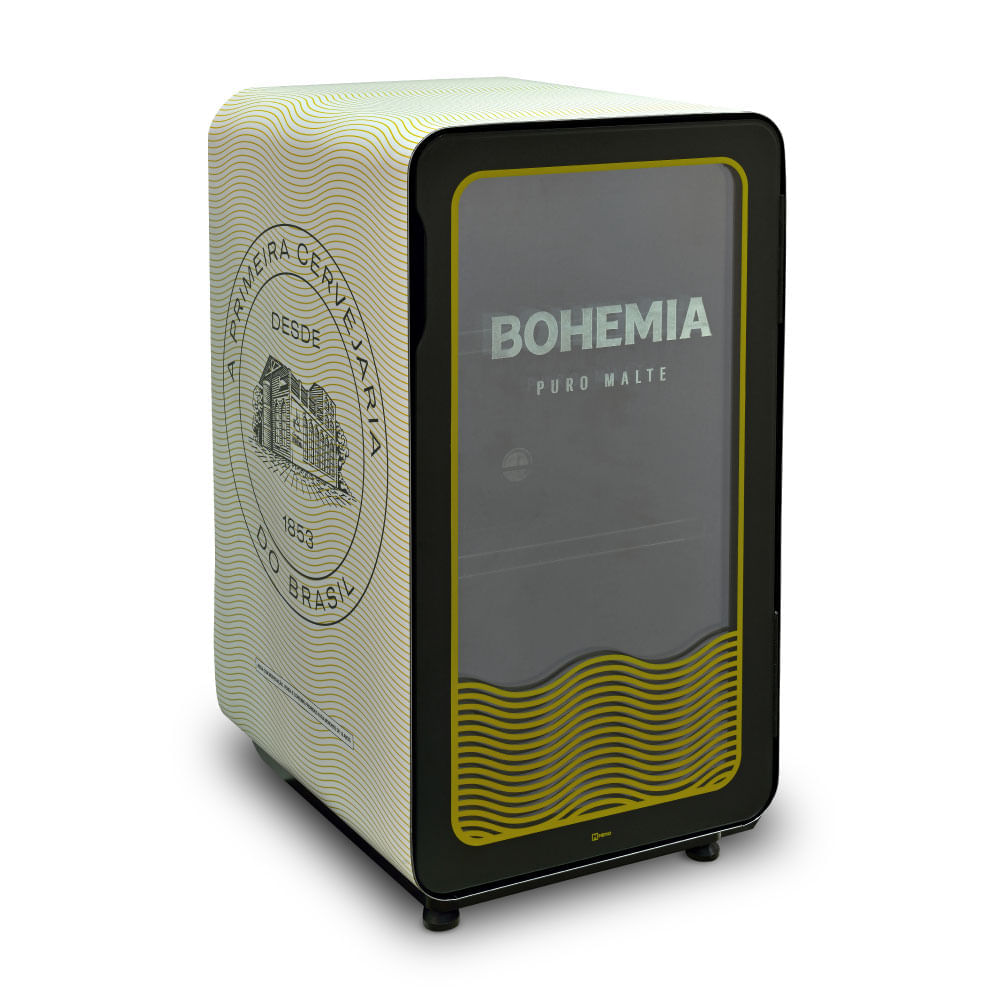 Cervejeira Bohemia 100L Creme e Preta - 127v