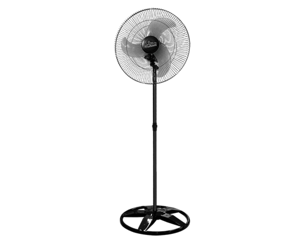 Ventilador de coluna oscilante Premium de 60 cm Bivolt - Venti Delta Preto