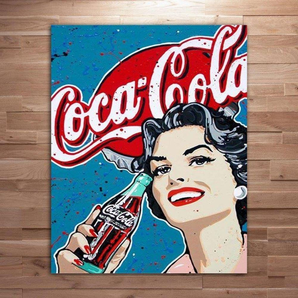 Placa Decorativa Coca-cola Tamanho:20x30cm