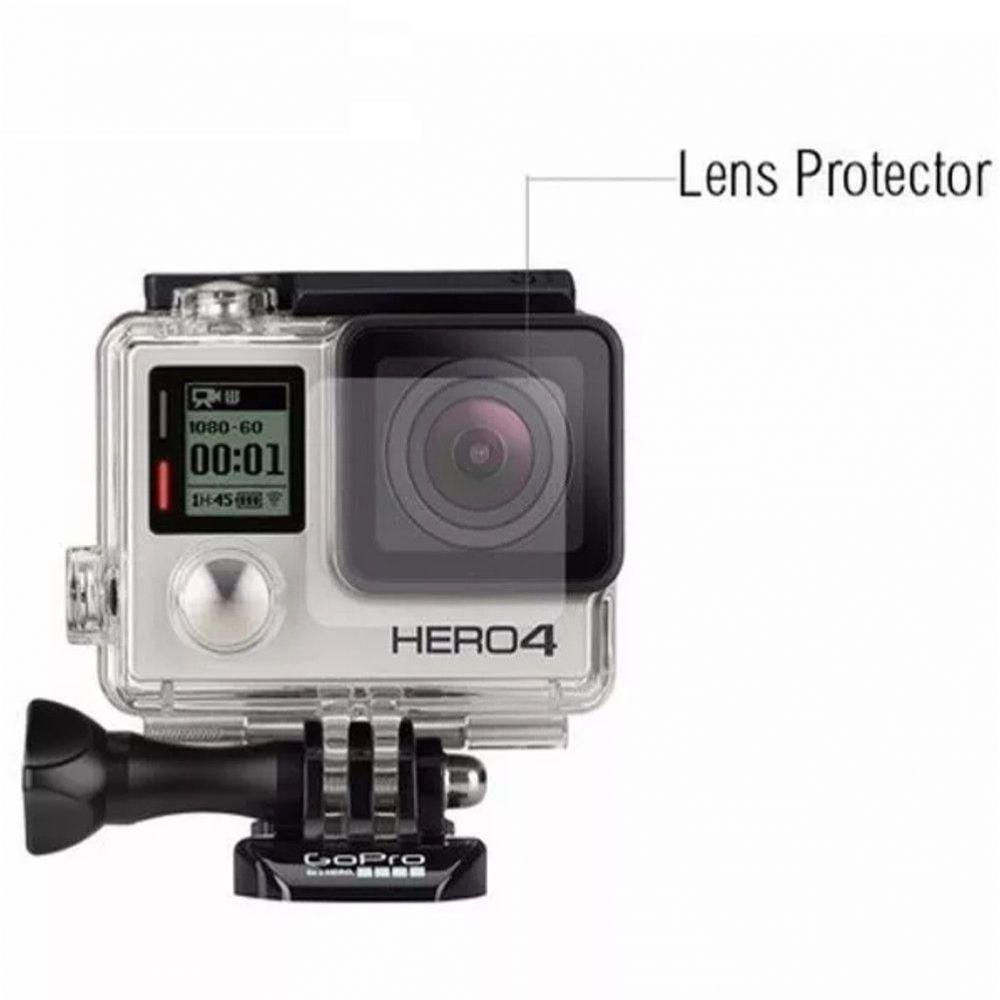 Película Protetora de Lente para Câmeras Go-Pro Hero 3+,4