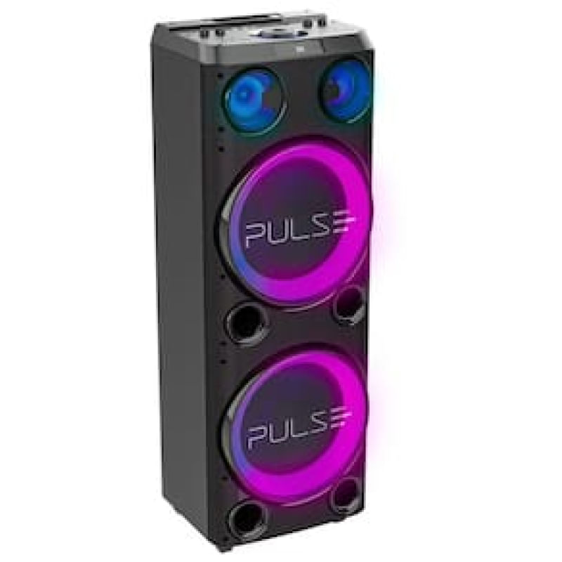 Torre de Som Pulse Double SP508 com Bluetooth, USB e Iluminação LED - 2300W
