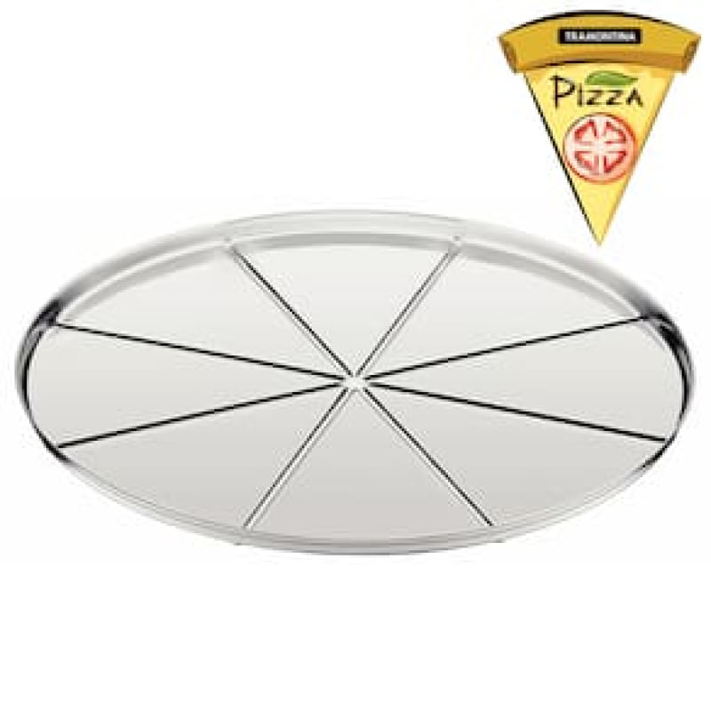 Forma para Pizza Tramontina 61744300 - Inox