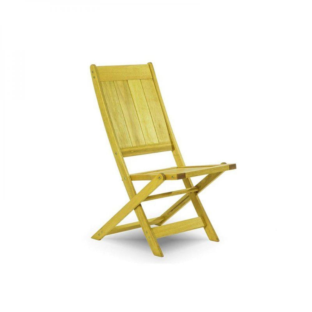 Cadeira Dobrável Acqualung Sem Braços Mão & Formão Amarelo