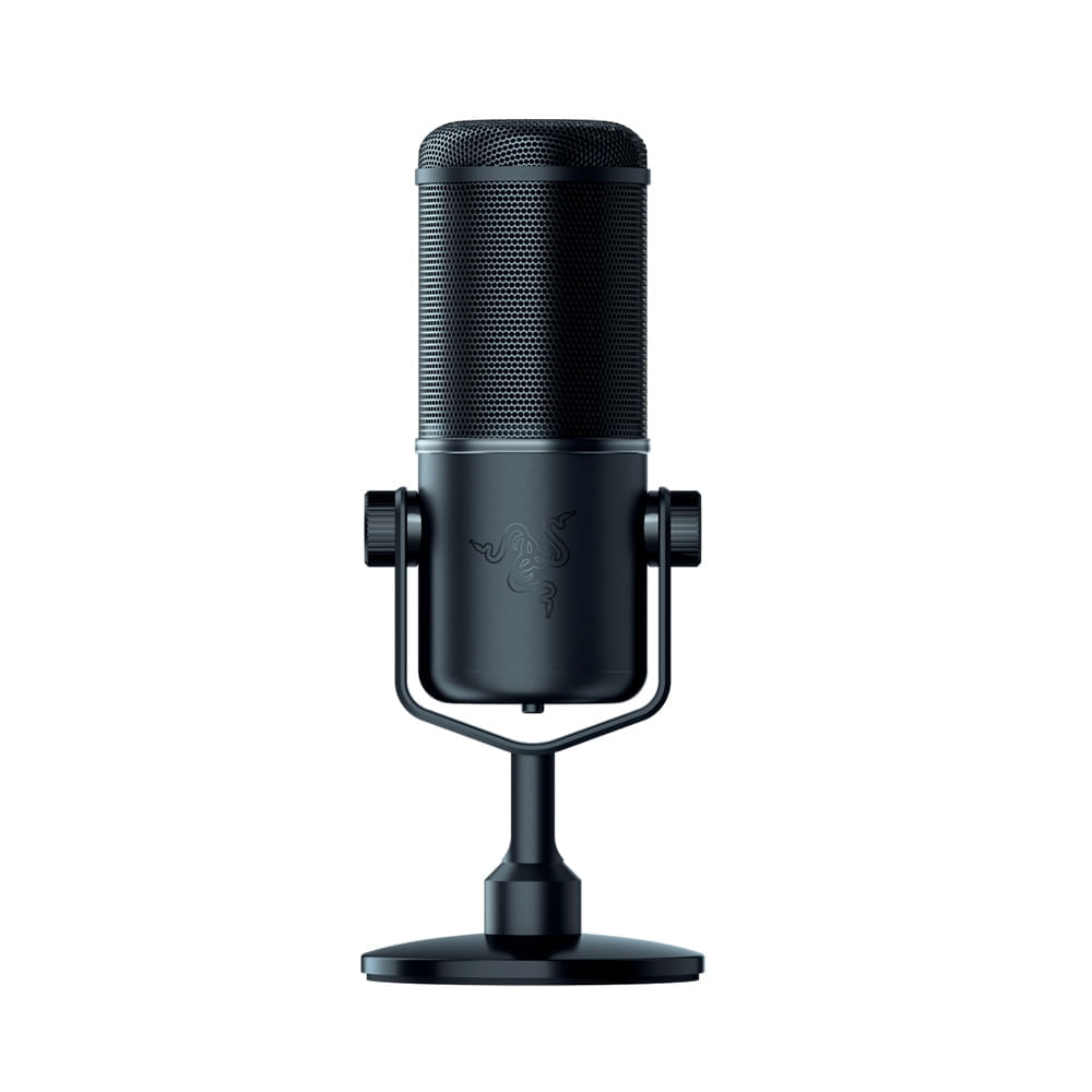 Microfone Razer Seiren Elite USB - Supercardioide Dinâmico com Filtro de Ruído - RZ1902280100R3X RZ1902280100R3X