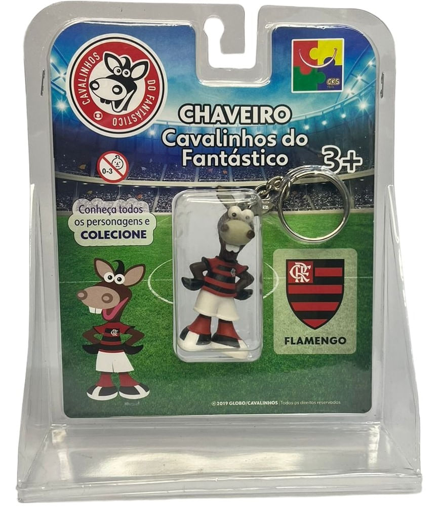 Chaveiro Cavalinho do Fantástico Flamengo
