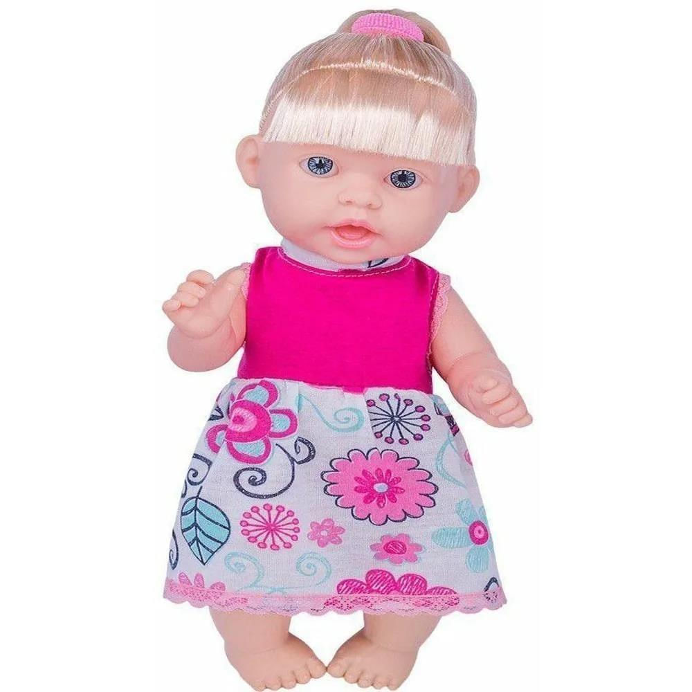 Boneca Baby Nolly Doll Fala 60 Frases Vinil 364 Super Toys
