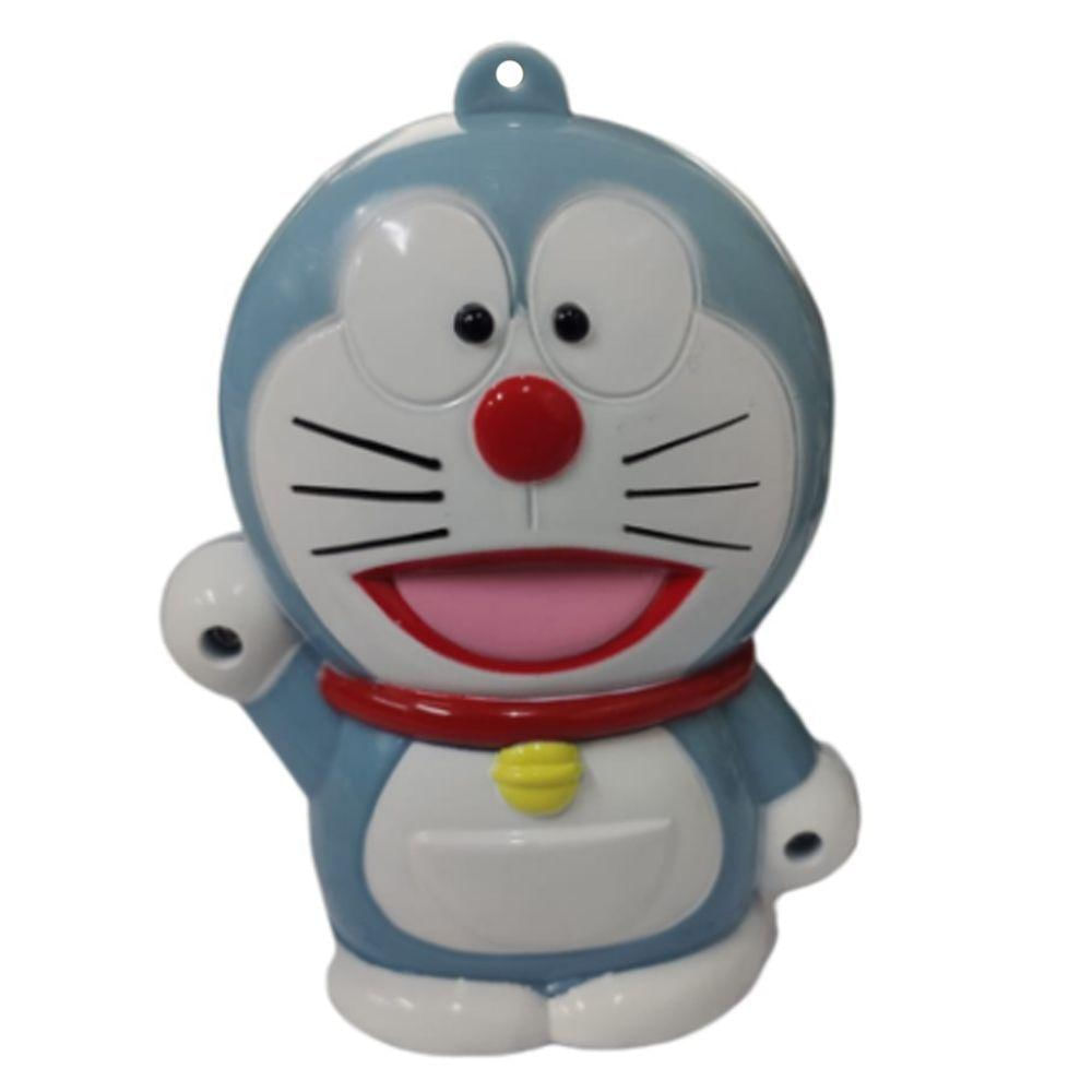 Telefone Fixo Doraemon Mesa C Headset Microfone Flexivel