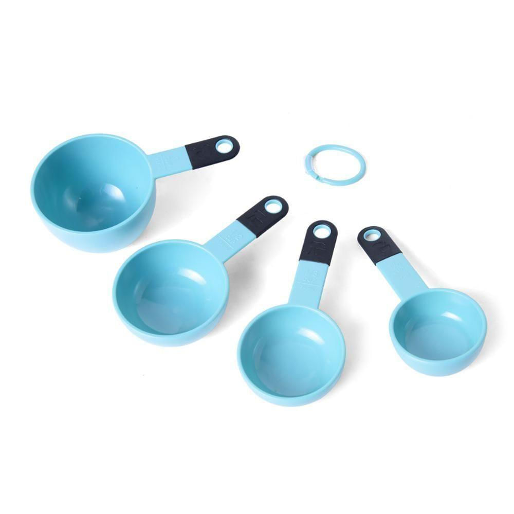 Conjunto 4 Xícaras Medidoras Cozinha Kitchenaid Cor:azul Azul