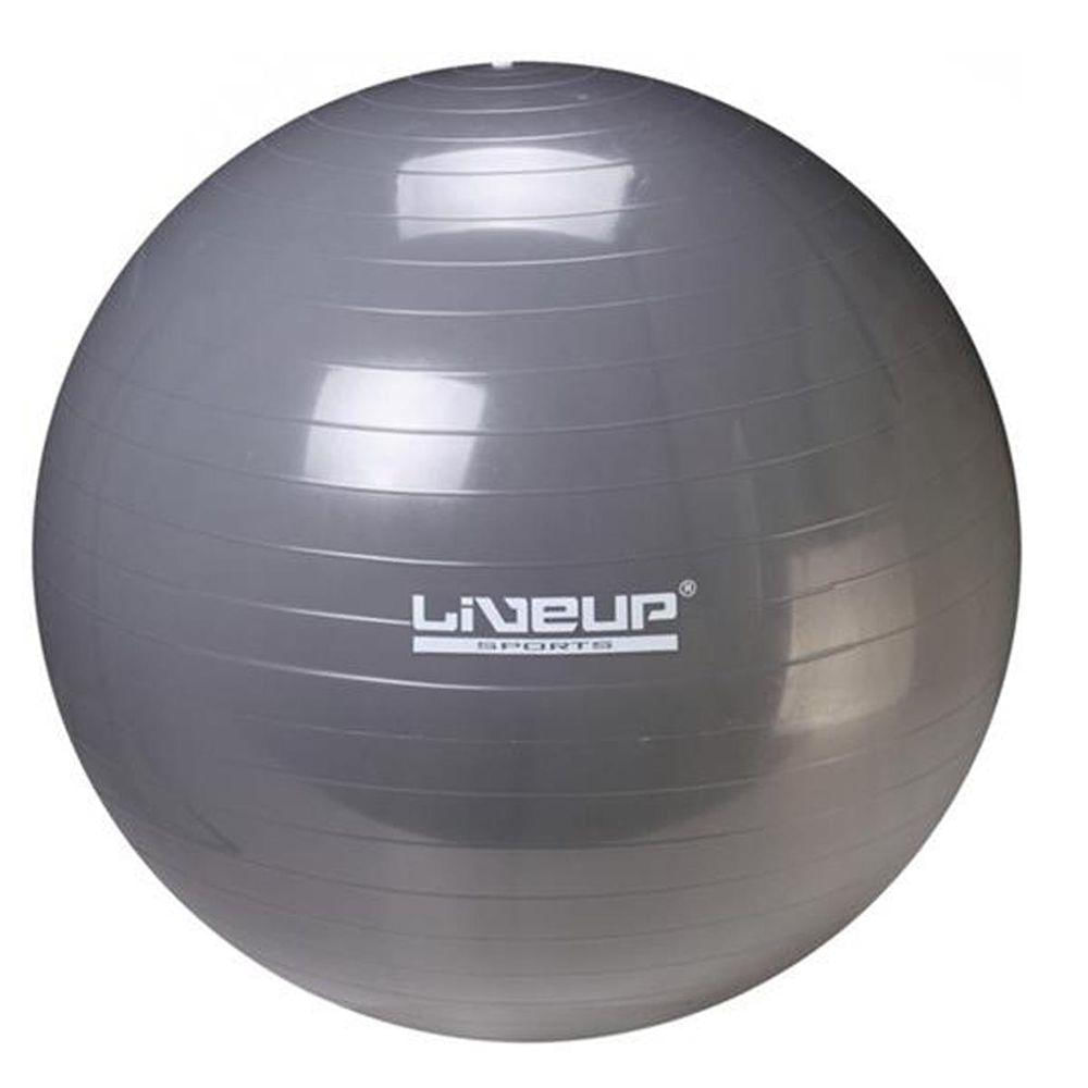 Bola Pilates Yoga Fitball Liveup Tamanho 85cm Cor Cinza
