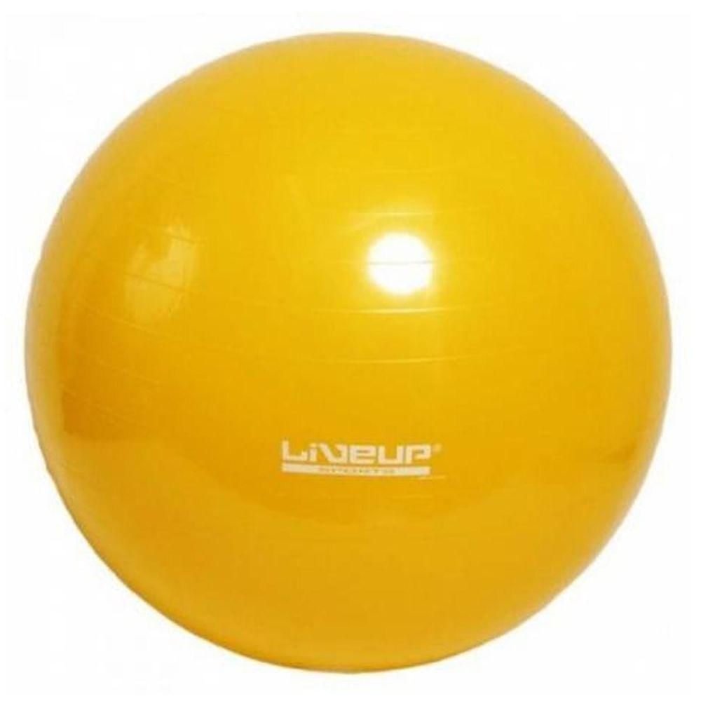 Bola Pilates Yoga Fitball Liveup Tamanho 75cm Cor Amarelo