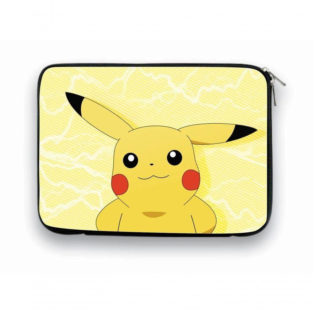 Capa Case Notebook 15,6 Personalizado Pikachu Fundo Amarelo