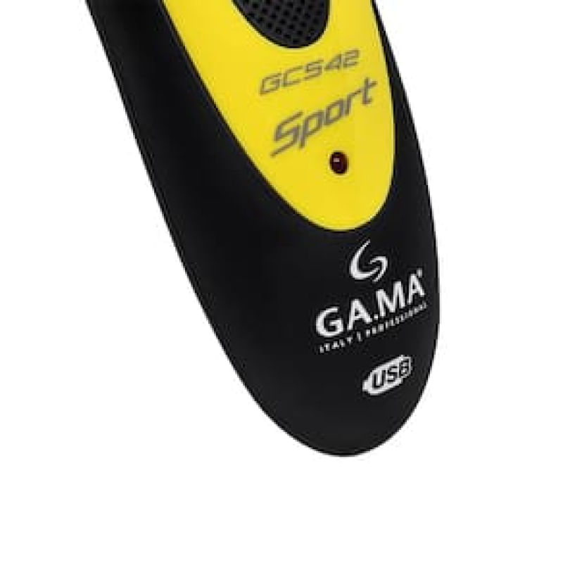 Kit Máquina de Corte GAMA Italy GCS547 Sport USB  Amarelo/Preto