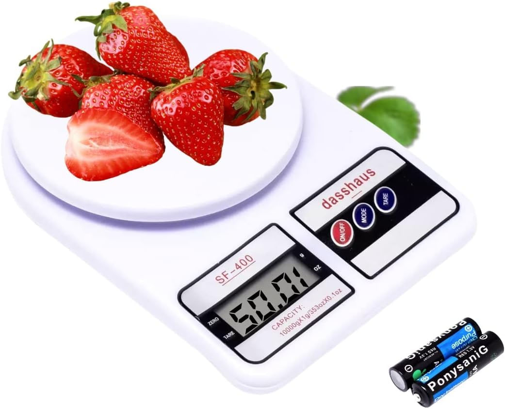 Balança Digital SF-400: Ideal para Cozinheiros e Confeiteiros - Até 10 kg com 1 grama de Precisão