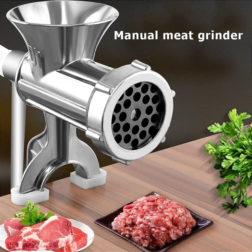 Moedor Manual de Carne Manivela de aço Inoxidável, Processador de carne, Máquina de Moer Carne