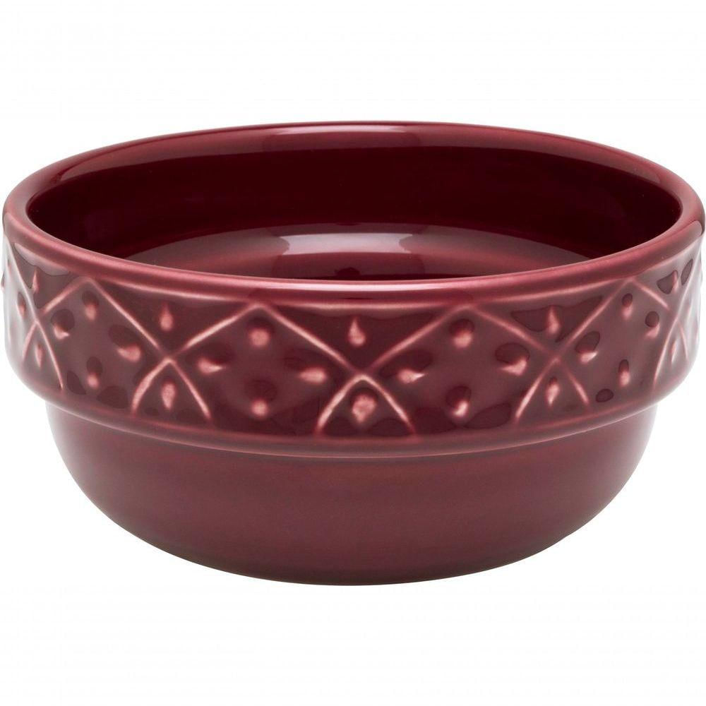 Tigela Bowl Bordô Mendi Corvina Oxford® Cerâmica 500ml