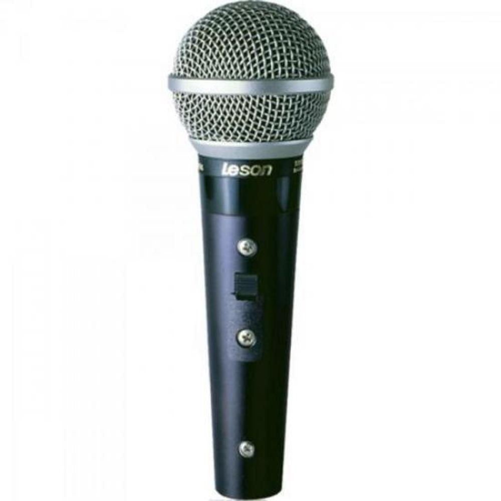 Microfone Profissional Com Fio Supercardióide Sm58 Plus Leso