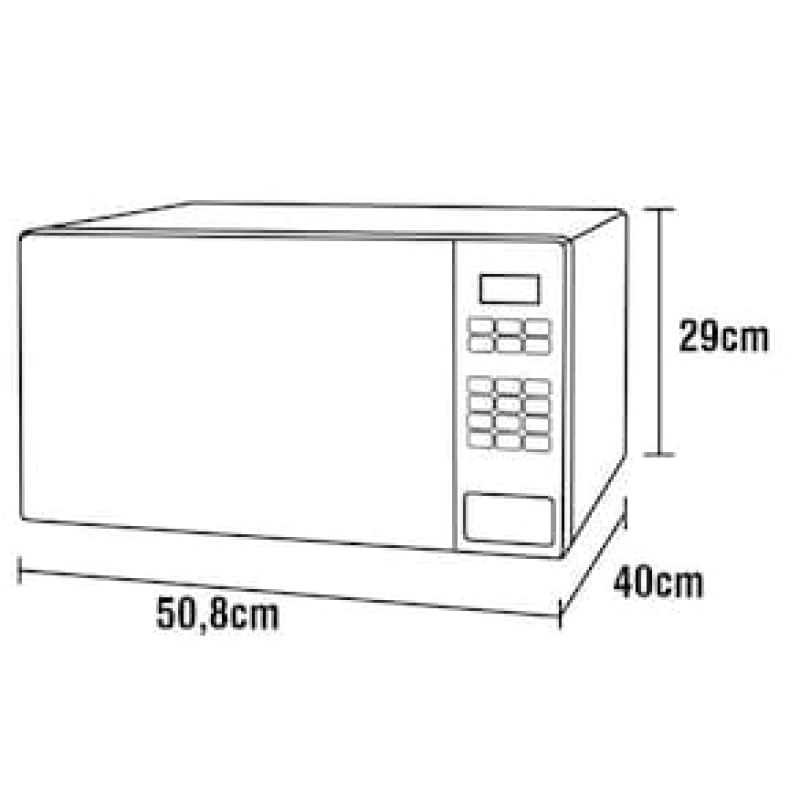 Forno de Micro-ondas LG MS3091BC com Função Eco On Branco - 30L Branco / 110