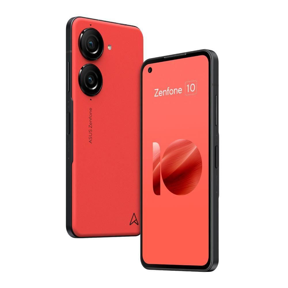 "Smartphone Asus Zenfone 10 Snapdragon 8 Gen2 5g 256gb 8gb Ram Tela 5,92"" Câm Dupla+self 32mp Red"