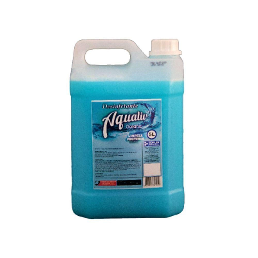 Desinfetante Aqualiv Plus Limpeza Profunda Aroma Oceanic 5l