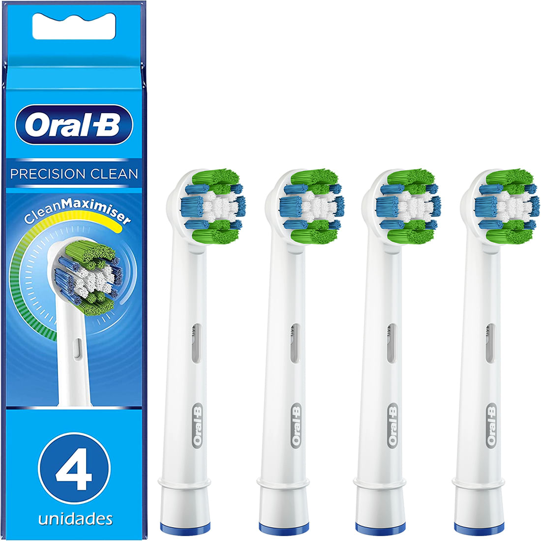 Refil Para Escova De Dente Elétrica Oral-b Com 4 Unidades - Precision Clean
